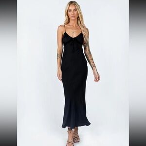 Princess Polly Emily Maxi Dress Black
